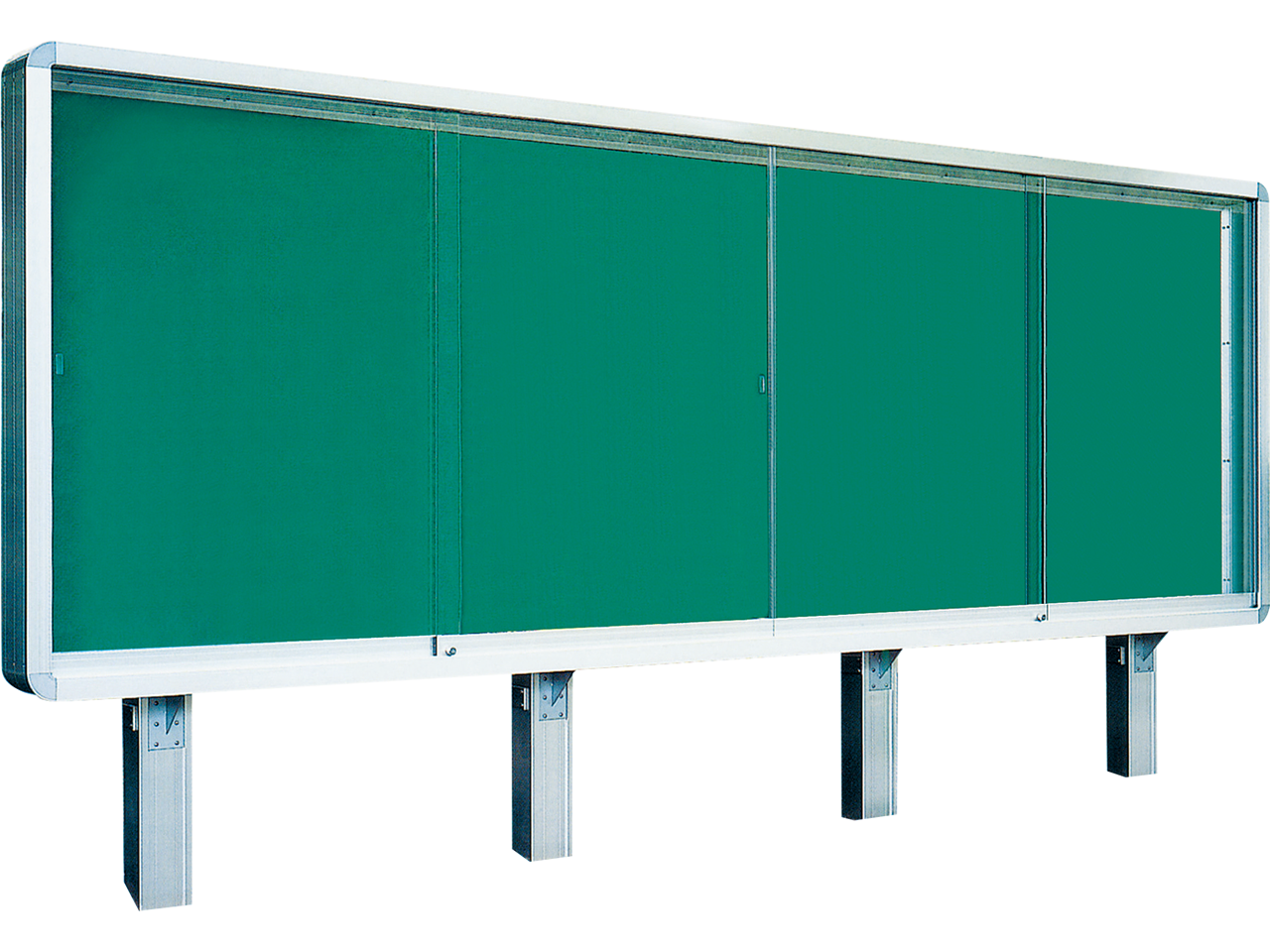 アルミ製大型野外掲示板（D150タイプ） | 黒板・白板（ホワイトボード